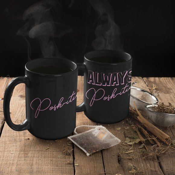 Poshitive T-shirt Bella Canva 3001C XL Black - Picture 7 of 7